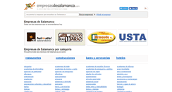 Desktop Screenshot of empresasdesalamanca.com