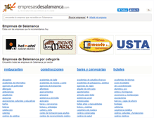 Tablet Screenshot of empresasdesalamanca.com